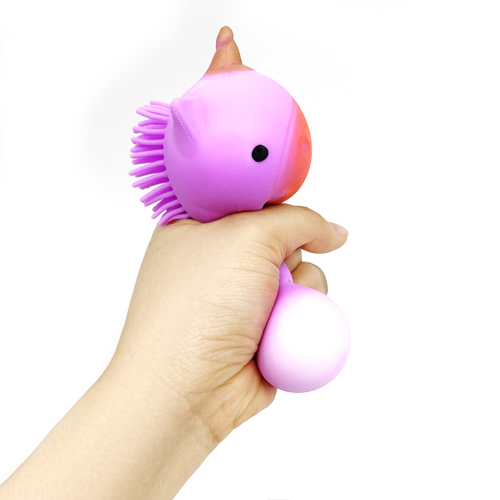 Squishy Fidget Toys con palline antistress per unicorno per bambini e adulti 