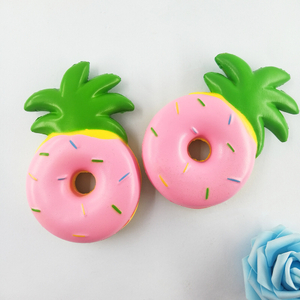 Giocattolo Squishy Fidget a crescita lenta con ciambella all'ananas per bambini e adulti