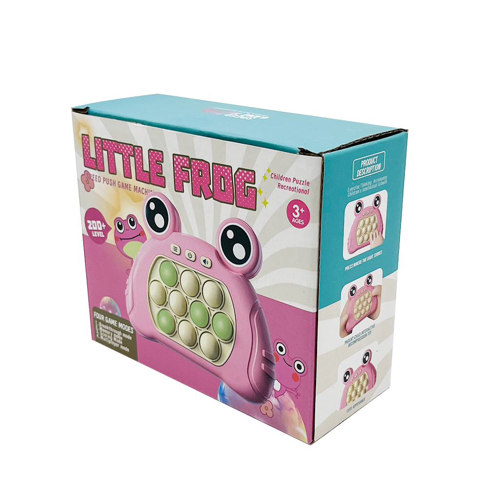 Frog Fast Push Game Fidget Toys Pop Game Gioco di bolle portatile