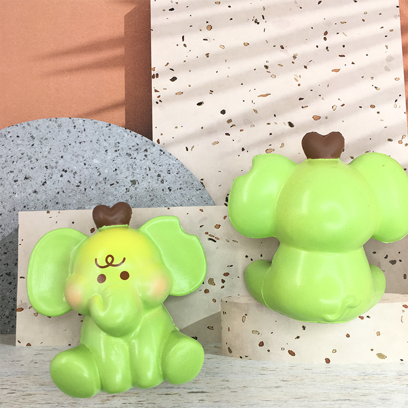 Squishies Elefante a crescita lenta, simpatico giocattolo da spremere morbido