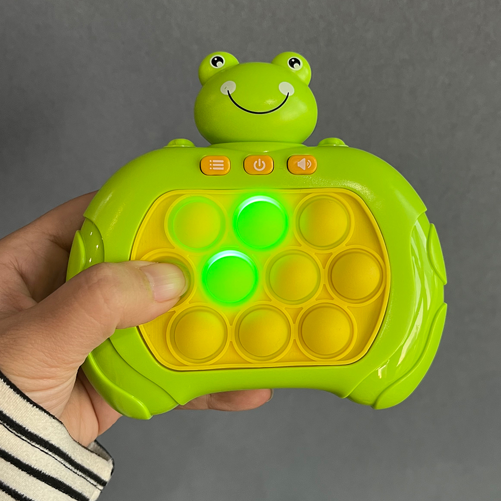 I giocattoli per console di gioco Frog Quick Speed ​​Push Puzzle si accendono pop