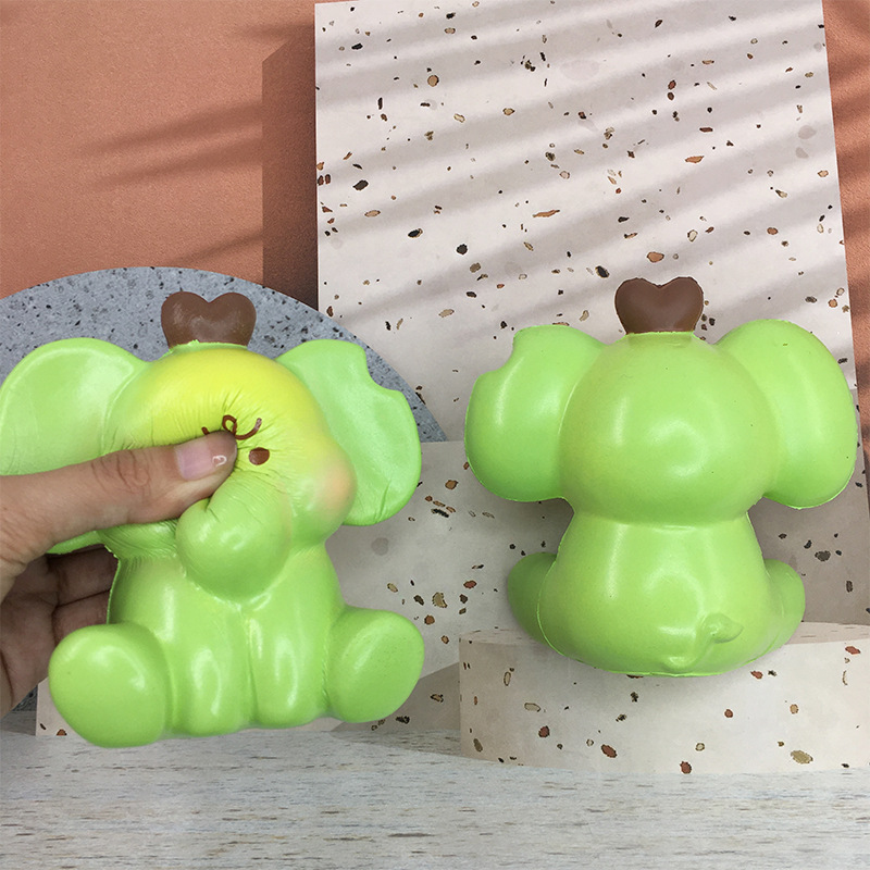 Squishies Elefante a crescita lenta, simpatico giocattolo da spremere morbido