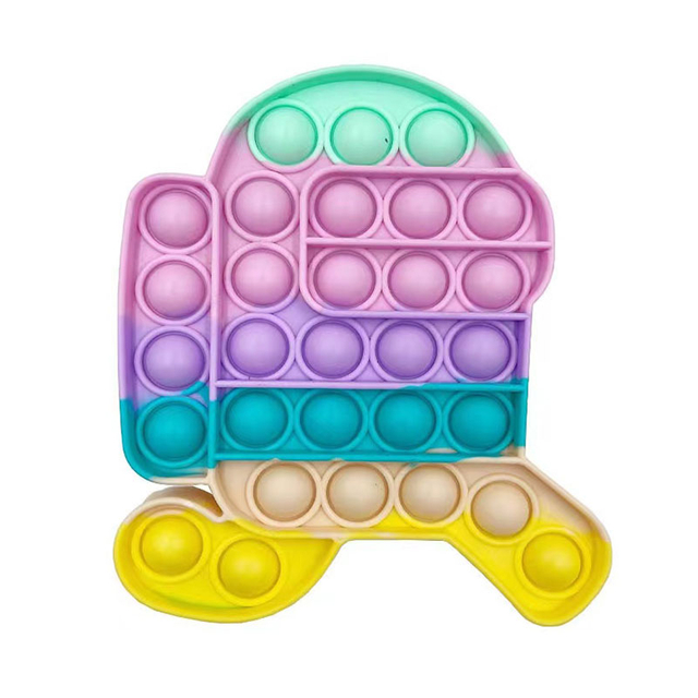 Giocattolo push in silicone Pop it Bubble Squeeze per bambini