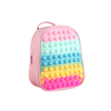 Zaino grande Pop Fidget Borsa da scuola Pop It per bambini carini 