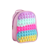 Zaino grande Pop Fidget Borsa da scuola Pop It per bambini carini 