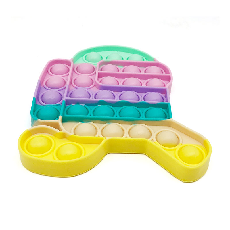 Giocattolo push in silicone Pop it Bubble Squeeze per bambini